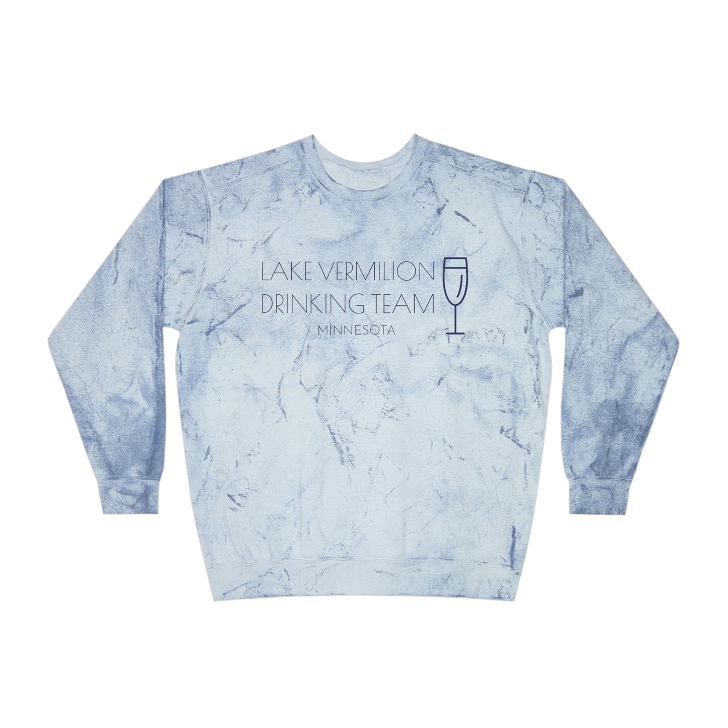 Lake Vermilion Drinking Team - MN - Unisex Color Blast Crewneck Sweatshirt