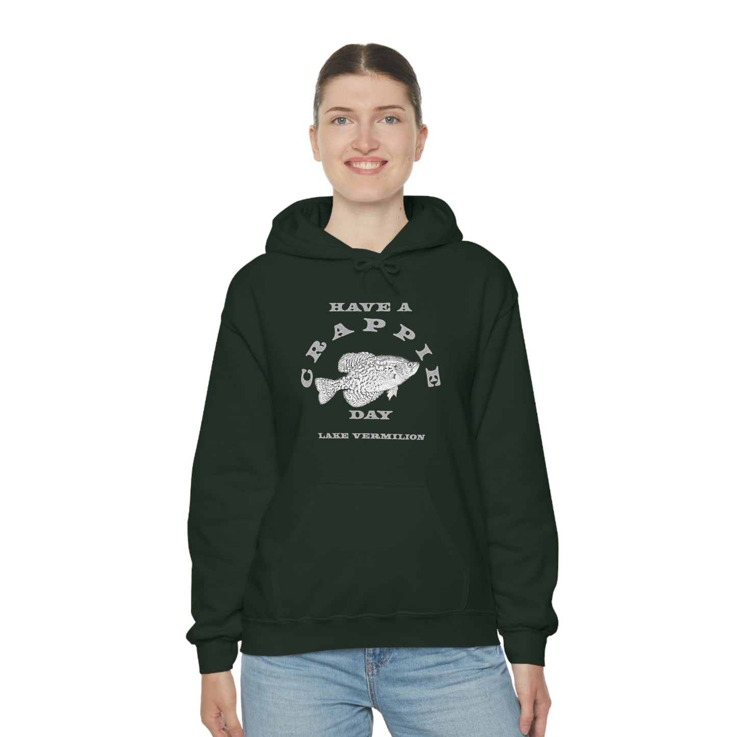 Crappie Day - Lake Vermilion - Fishing - Unisex Heavy Blend™ Hooded Sweatshirt