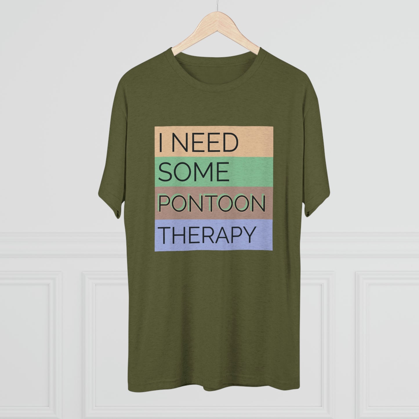 Pontoon Therapy -  Unisex Tri-Blend Crew Tee
