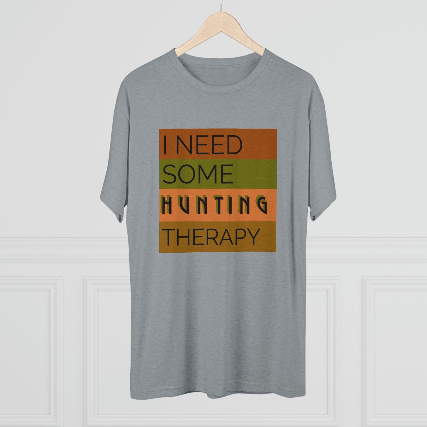 Hunting Therapy -  Unisex Tri-Blend Crew Tee