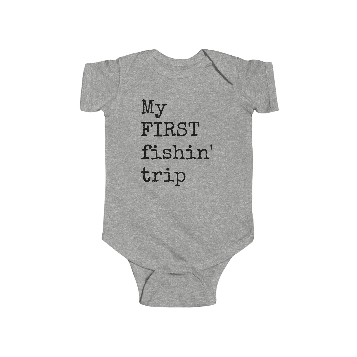 My First Fishin' Trip - Fishing - Infant Fine Jersey Bodysuit