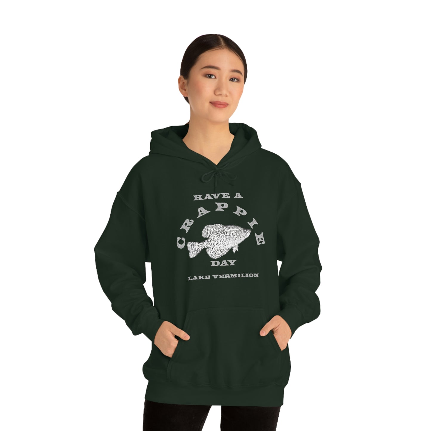 Crappie Day - Lake Vermilion - Fishing - Unisex Heavy Blend™ Hooded Sweatshirt