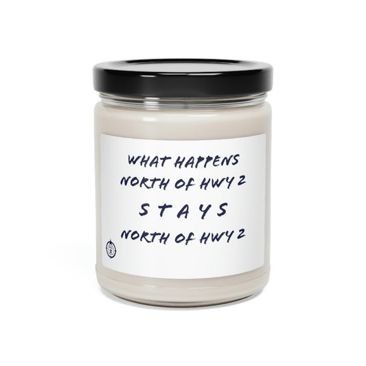 North of Hwy 2 - Scented Soy Candle, 9oz
