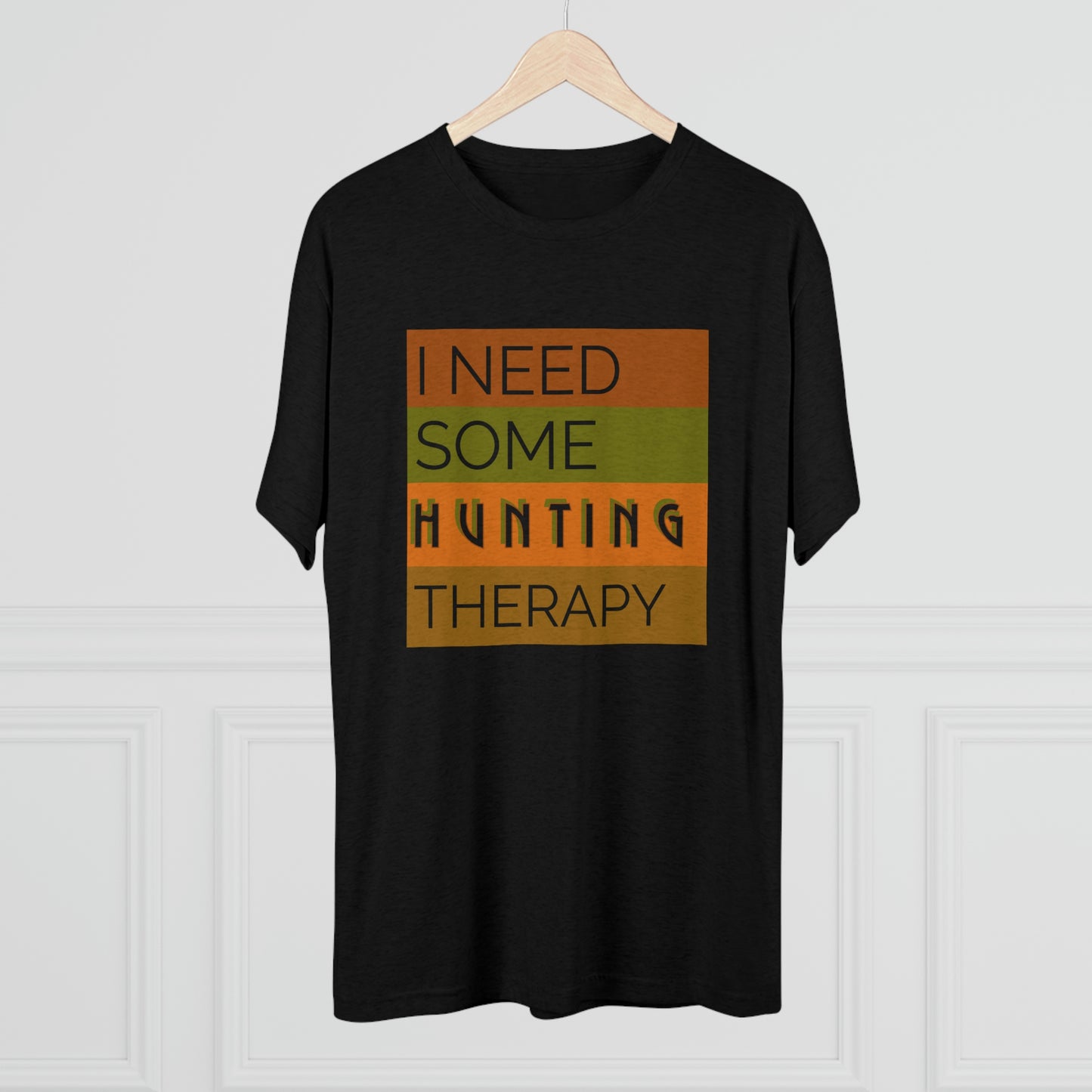 Hunting Therapy -  Unisex Tri-Blend Crew Tee