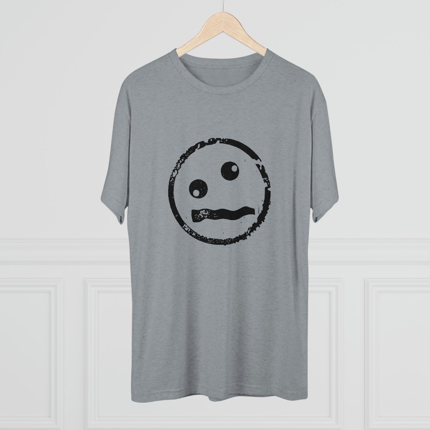 Needs Therapy -  Crazy Face - Unisex Tri-Blend Crew Tee