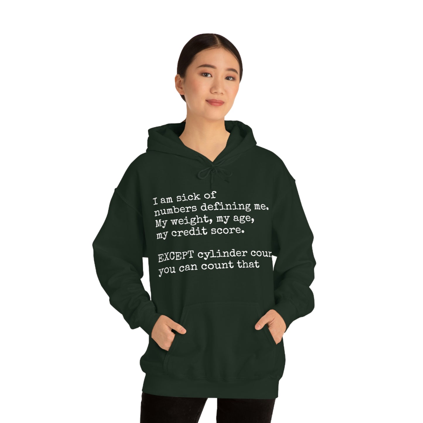Horsepower Counts -  Unisex Heavy Blend™ Hooded Sweatshirt