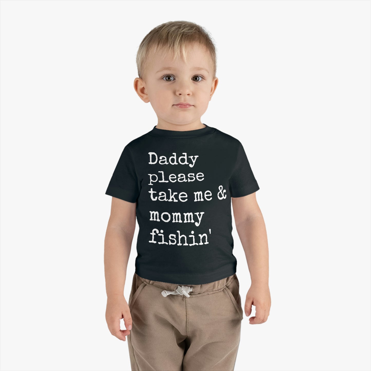 Take Me & Mommy Fishin' -  Fishing - Infant Cotton Jersey Tee