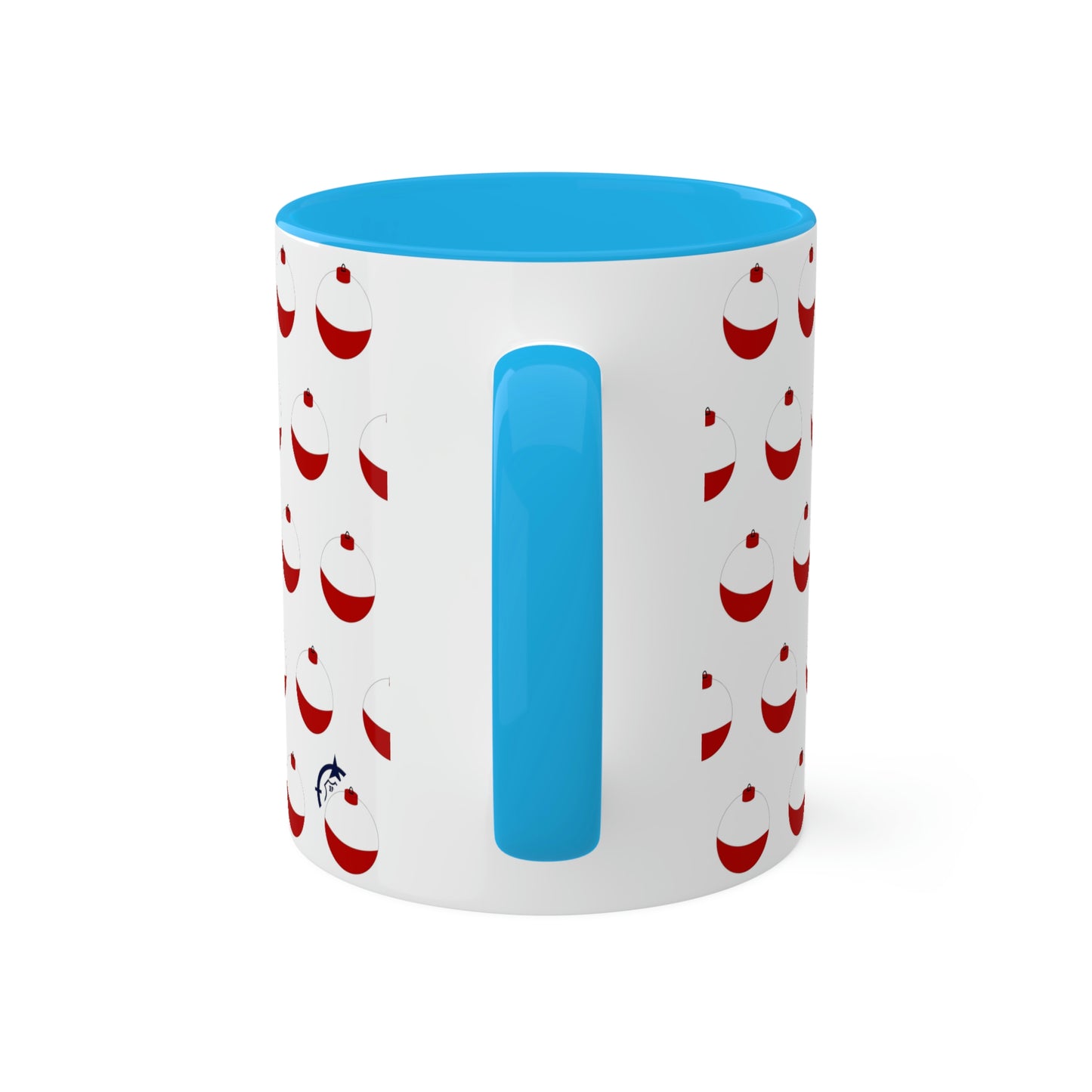 Traditional Red & White Bobber - Colorful Mugs, 11oz