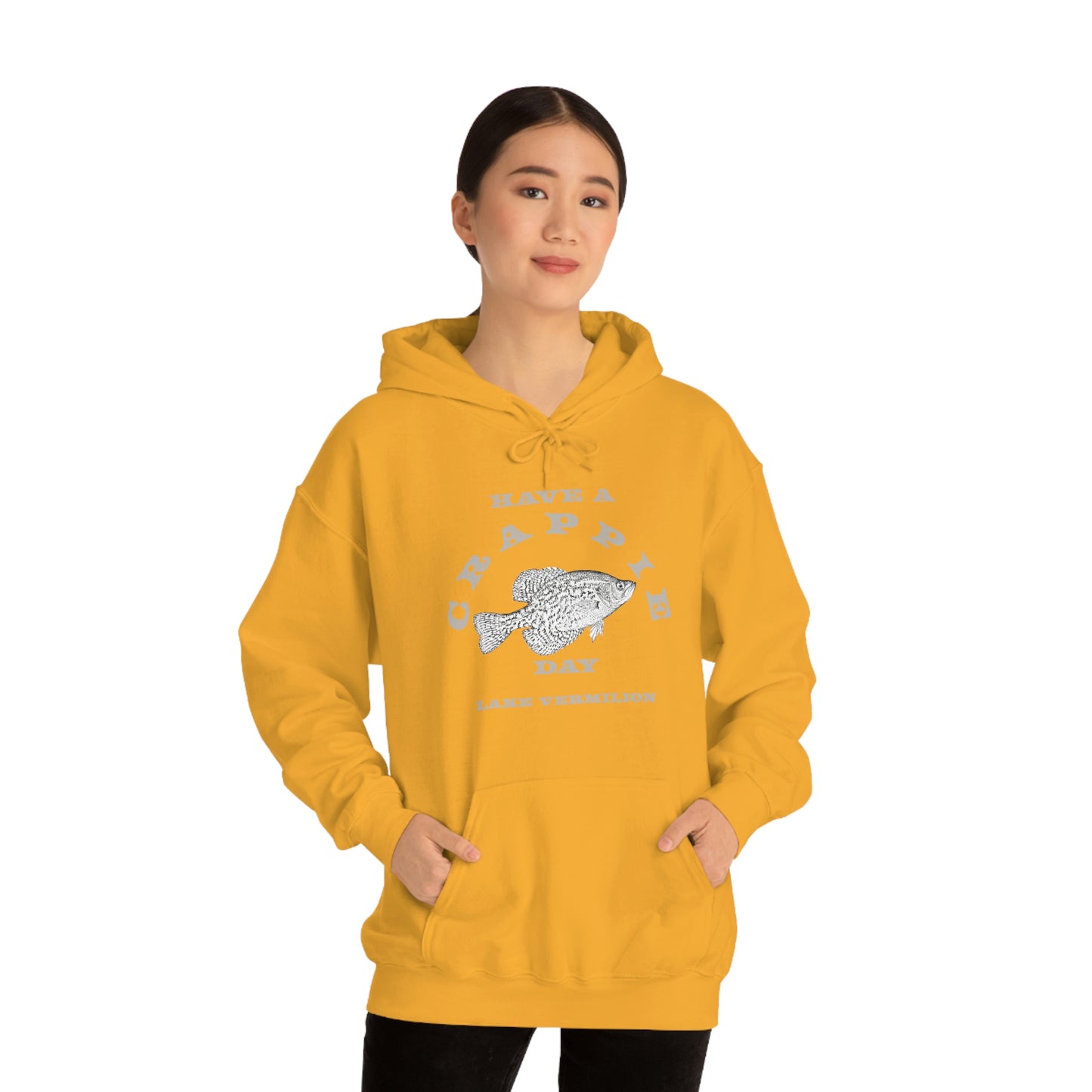 Crappie Day - Lake Vermilion - Fishing - Unisex Heavy Blend™ Hooded Sweatshirt