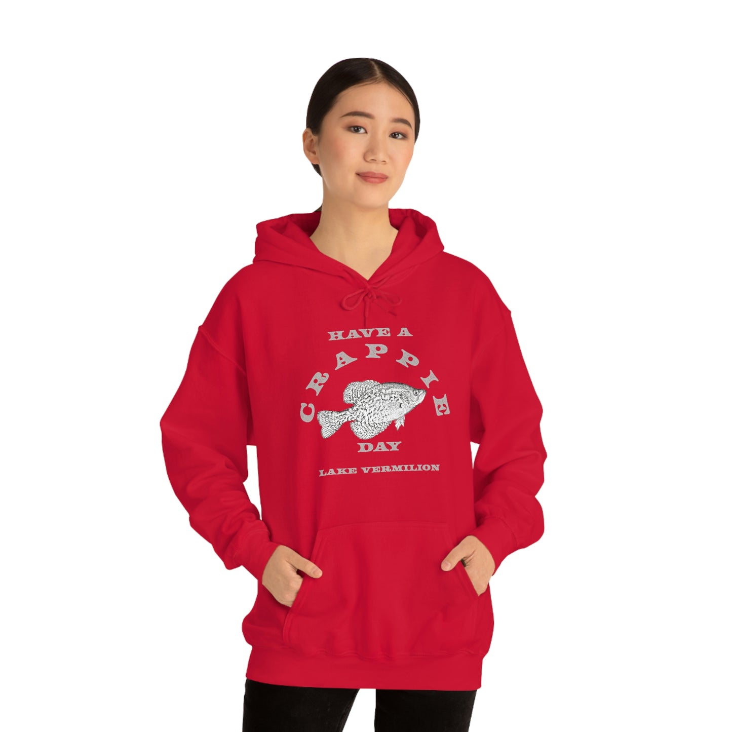 Crappie Day - Lake Vermilion - Fishing - Unisex Heavy Blend™ Hooded Sweatshirt
