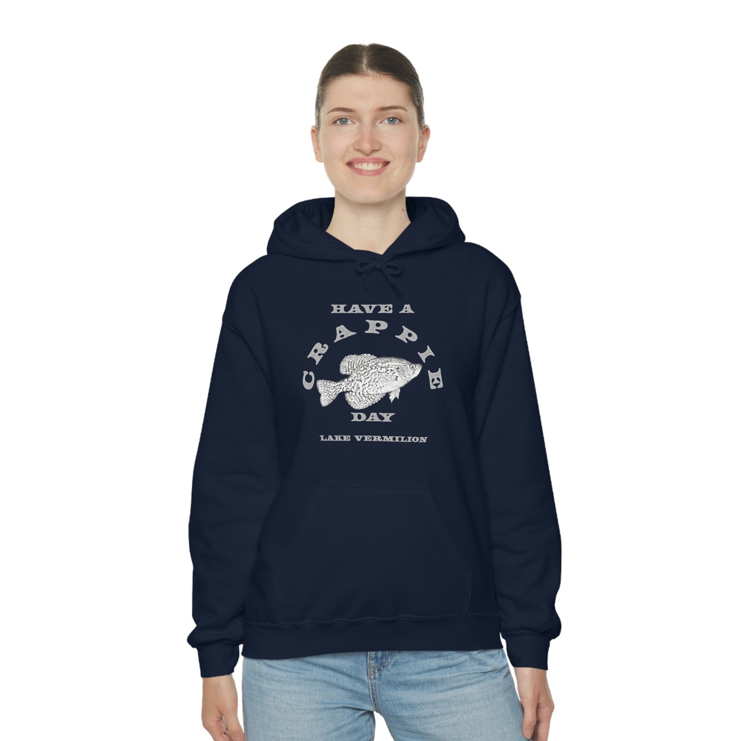 Crappie Day - Lake Vermilion - Fishing - Unisex Heavy Blend™ Hooded Sweatshirt