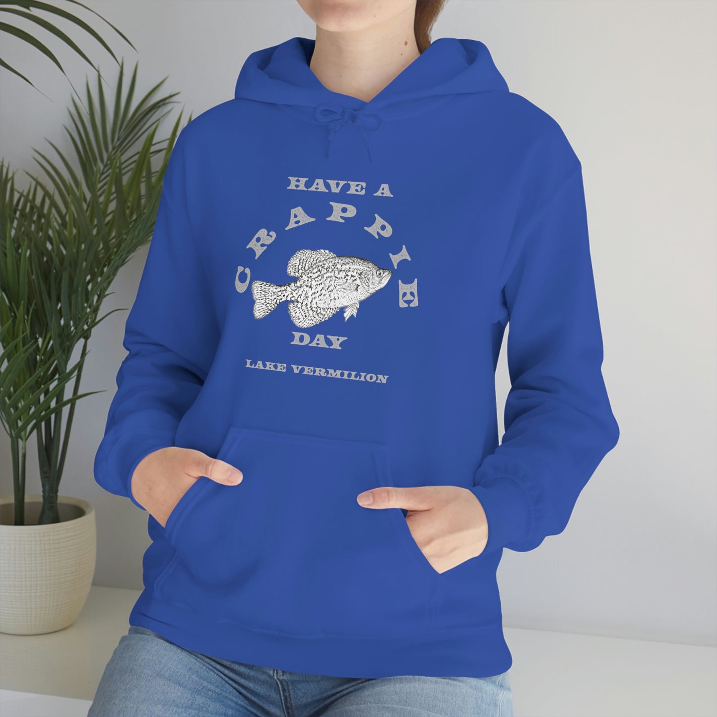 Crappie Day - Lake Vermilion - Fishing - Unisex Heavy Blend™ Hooded Sweatshirt