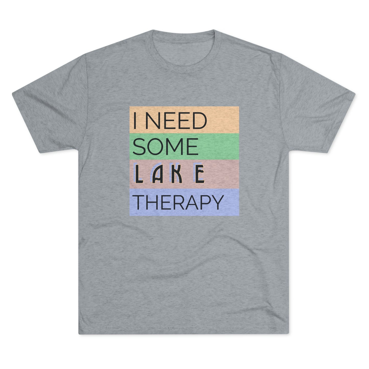 Lake Therapy -  Unisex Tri-Blend Crew Tee