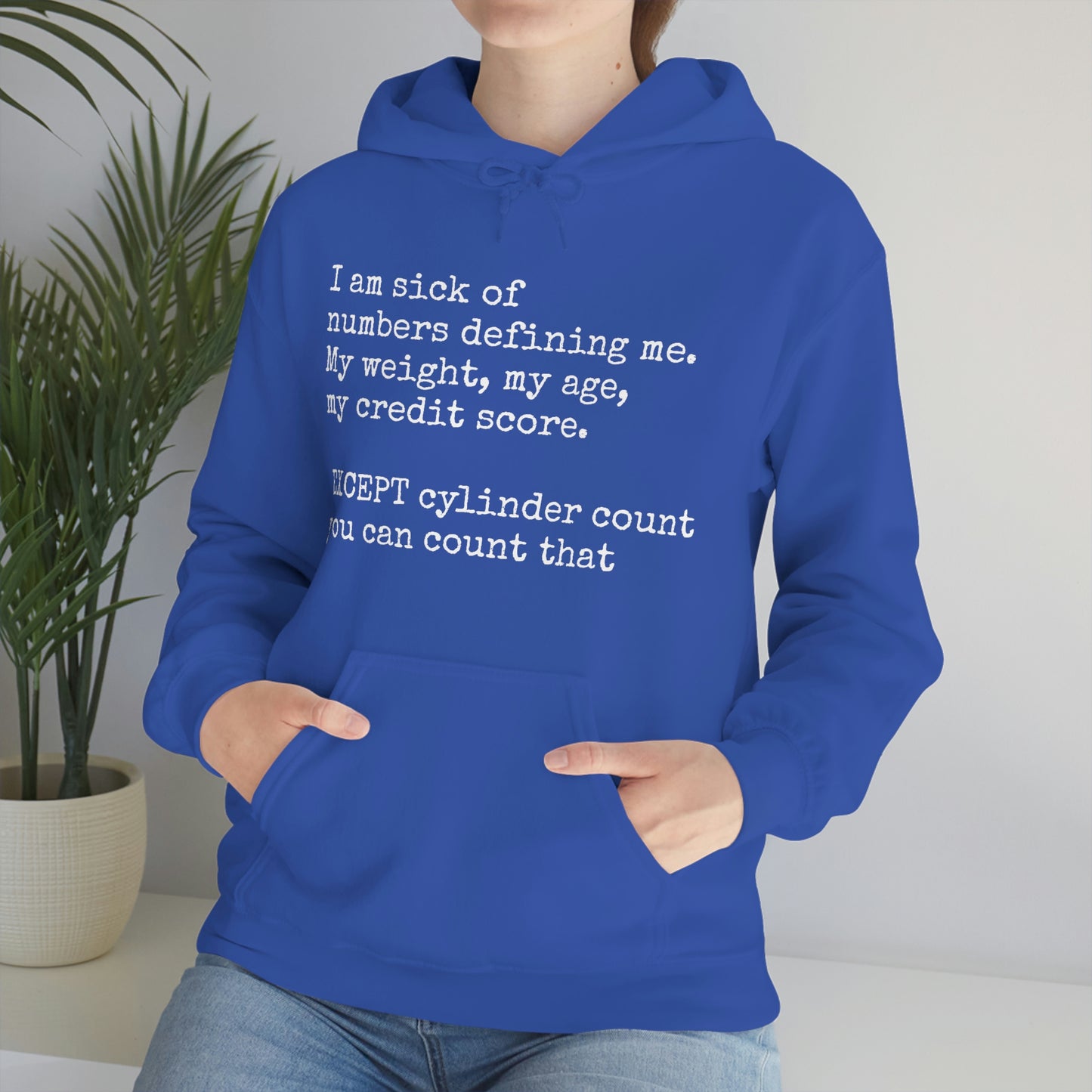 Horsepower Counts -  Unisex Heavy Blend™ Hooded Sweatshirt