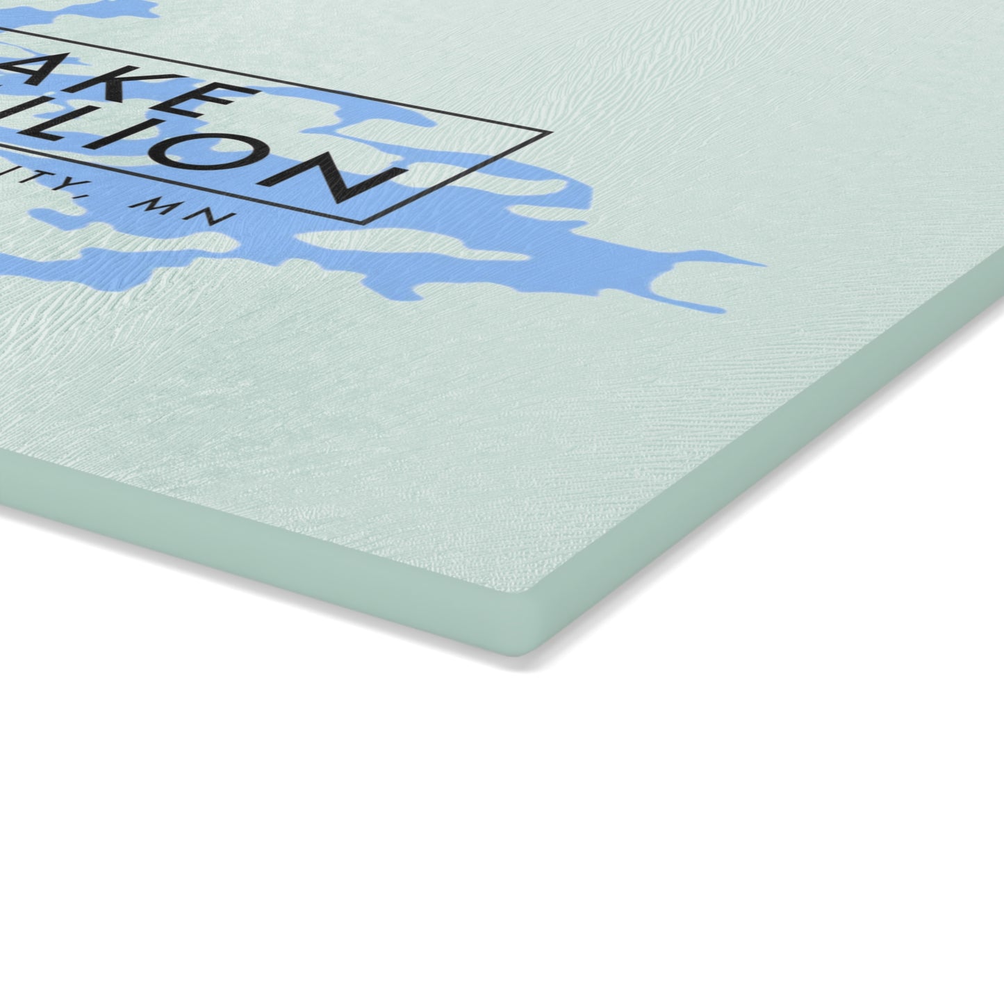 Lake Vermilion - White backed - Glass Cutting Board