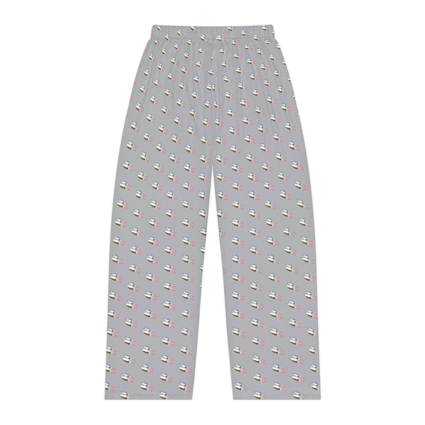 Fishing Lure - Fishing Theme -  Bait - Women's Pajama Pants - Light Grey