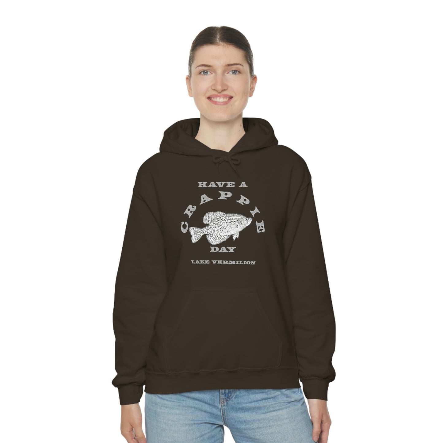 Crappie Day - Lake Vermilion - Fishing - Unisex Heavy Blend™ Hooded Sweatshirt