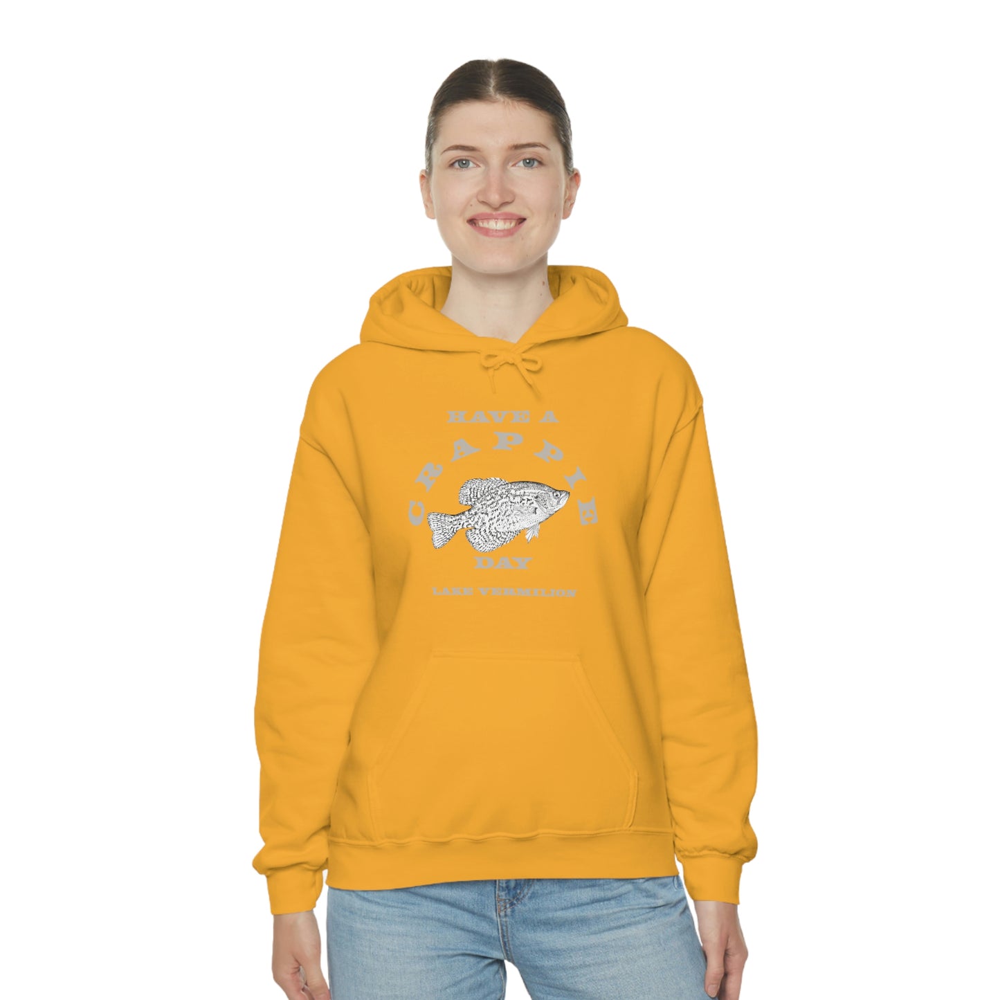 Crappie Day - Lake Vermilion - Fishing - Unisex Heavy Blend™ Hooded Sweatshirt