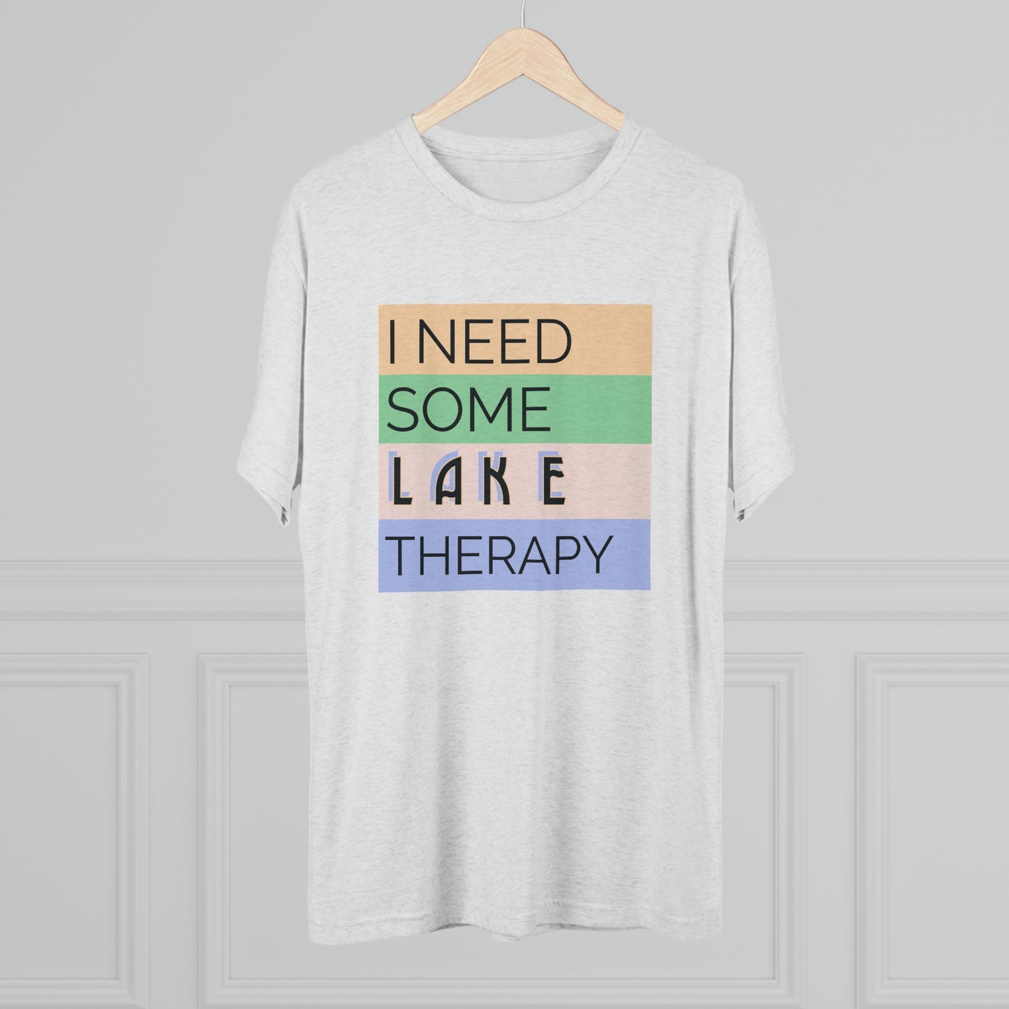 Lake Therapy -  Unisex Tri-Blend Crew Tee