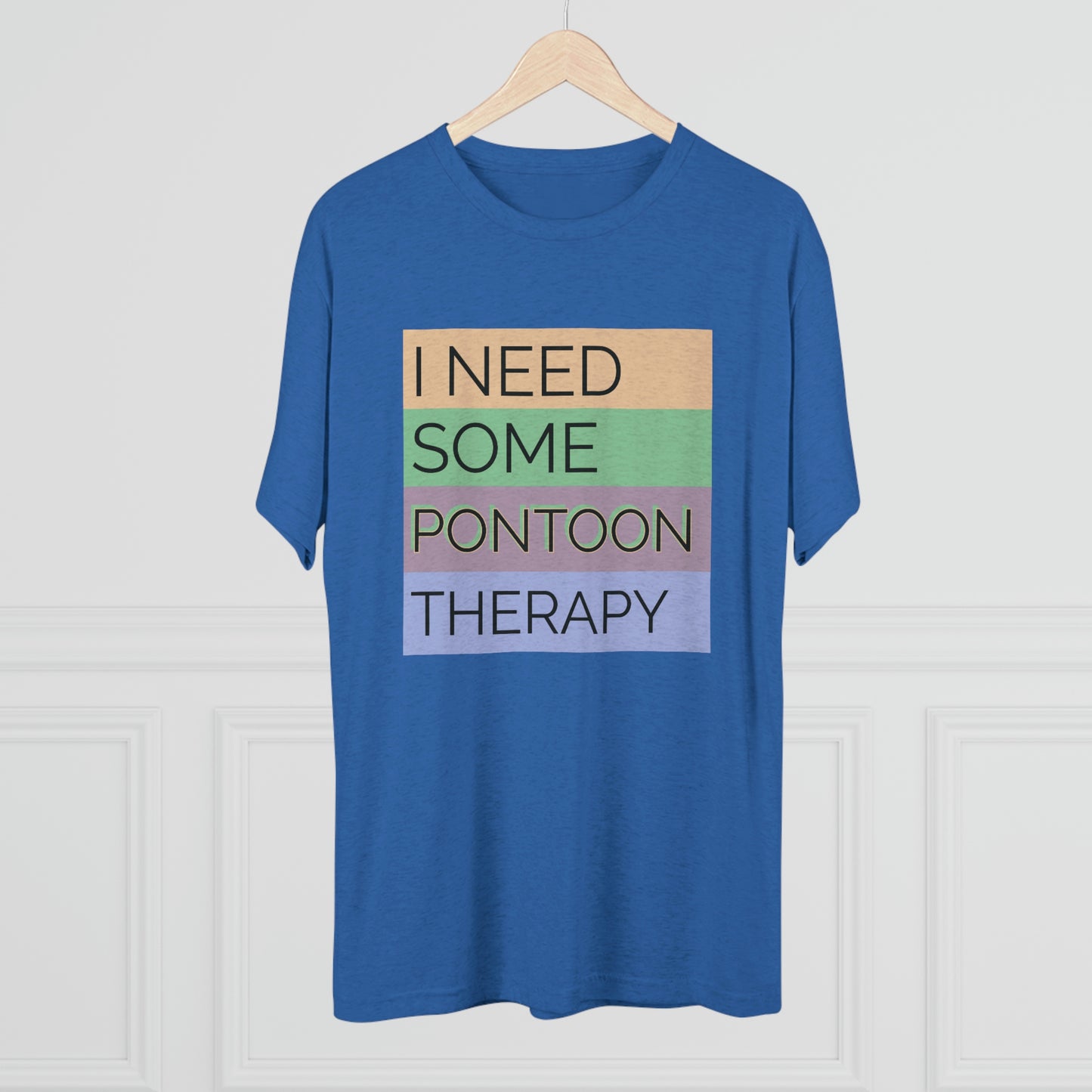 Pontoon Therapy -  Unisex Tri-Blend Crew Tee