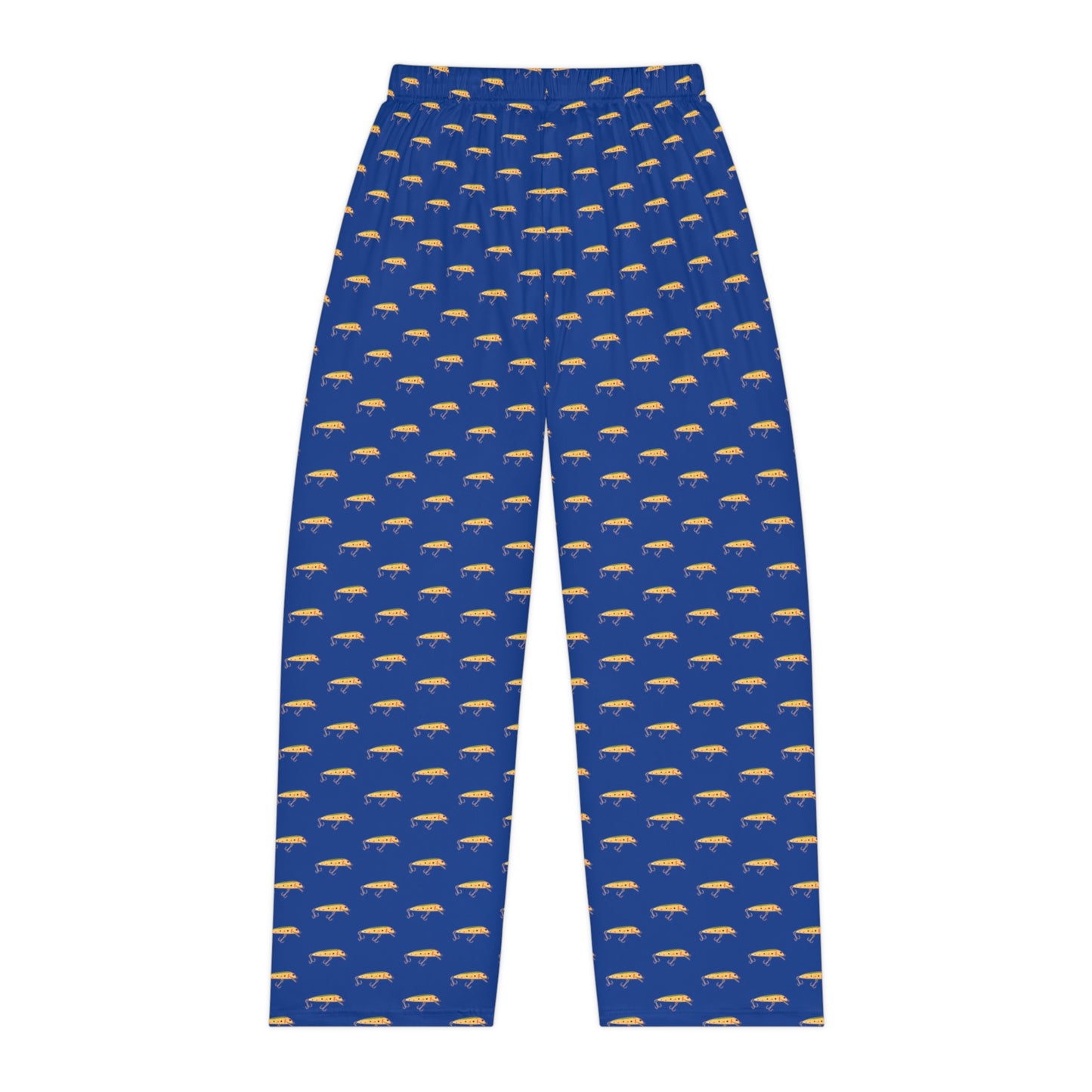 Vintage Bait - Fishing Theme -  Bait - Women's Pajama Pants - Dark Blue