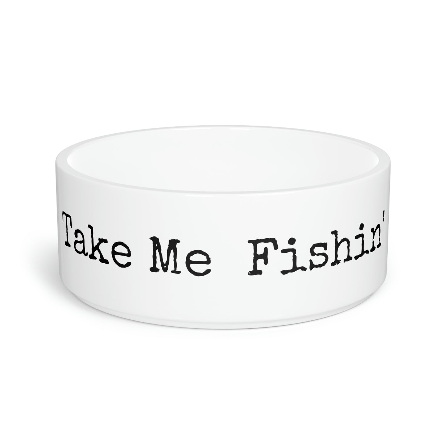 Take Me Fishin' - Cabin / Fishing Theme - Pet Bowl