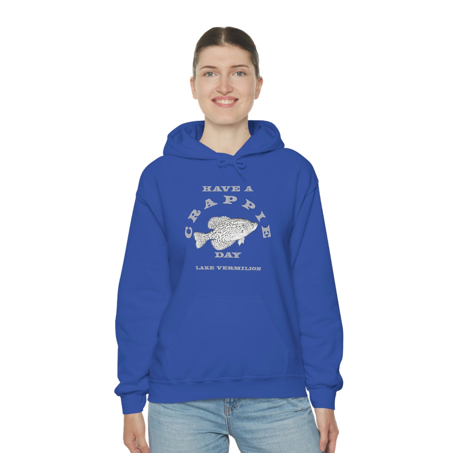 Crappie Day - Lake Vermilion - Fishing - Unisex Heavy Blend™ Hooded Sweatshirt