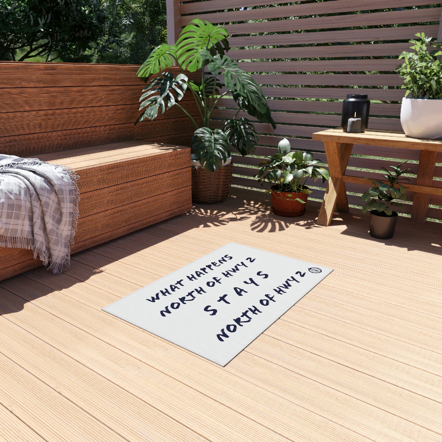 North of Hwy 2 - Outdoor Rug