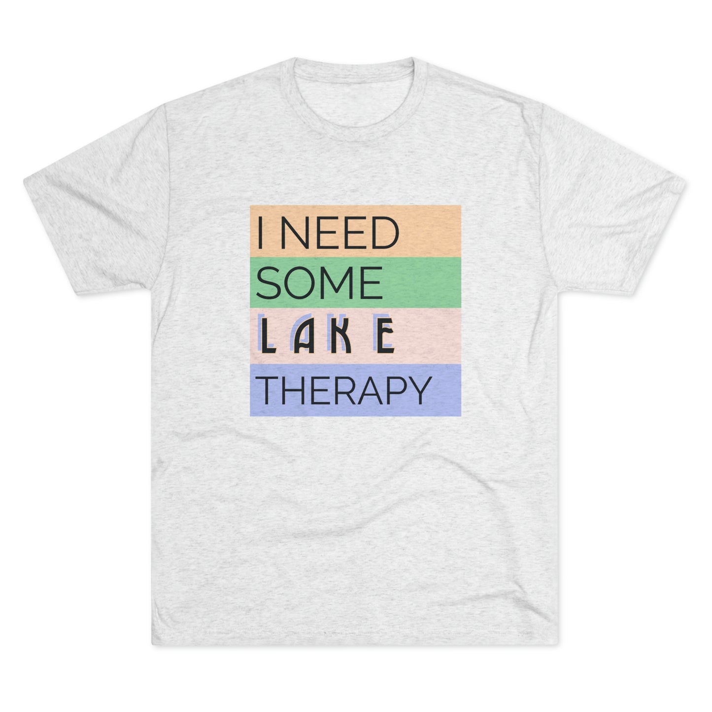 Lake Therapy -  Unisex Tri-Blend Crew Tee