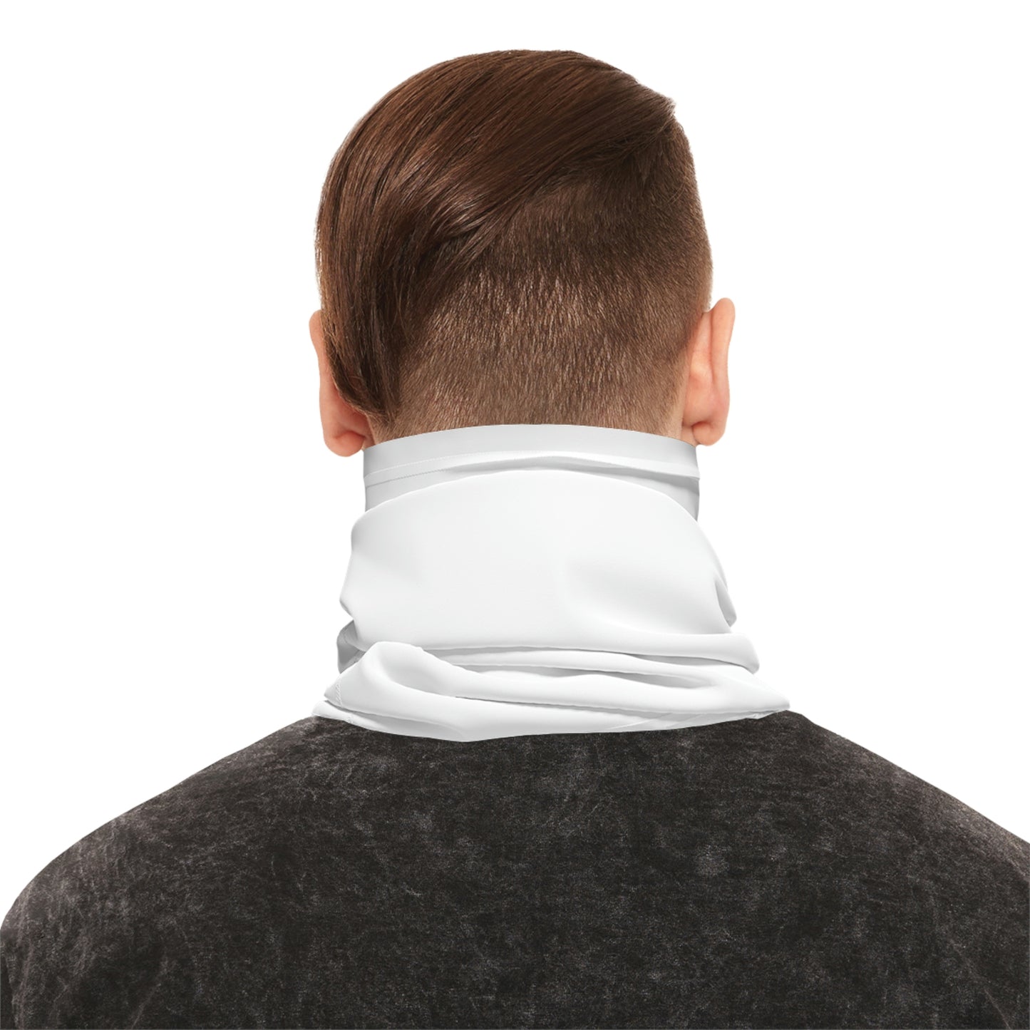 Summer Weather  - North of Hwy 2- Fishing / Boating Lightweight Neck Gaiter - White