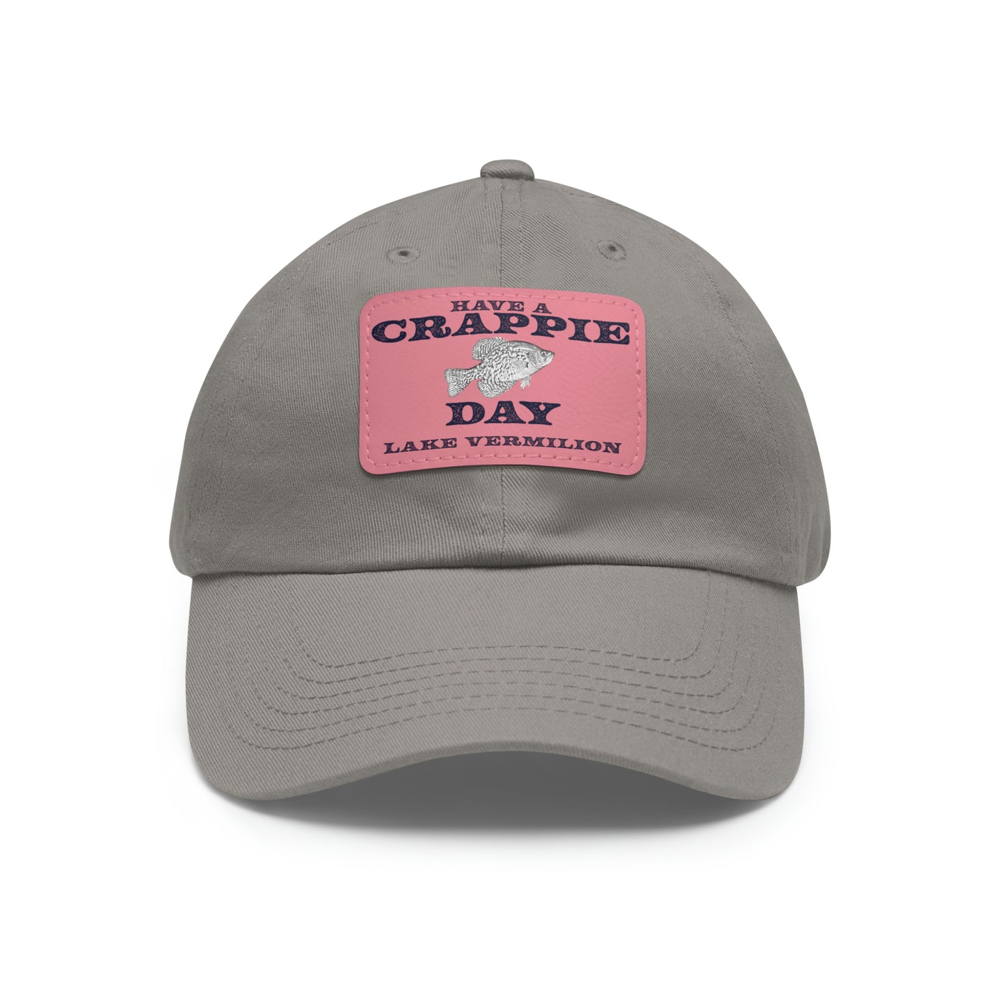 Crappie Day - Lake Vermilion - Hat - Leather Patch