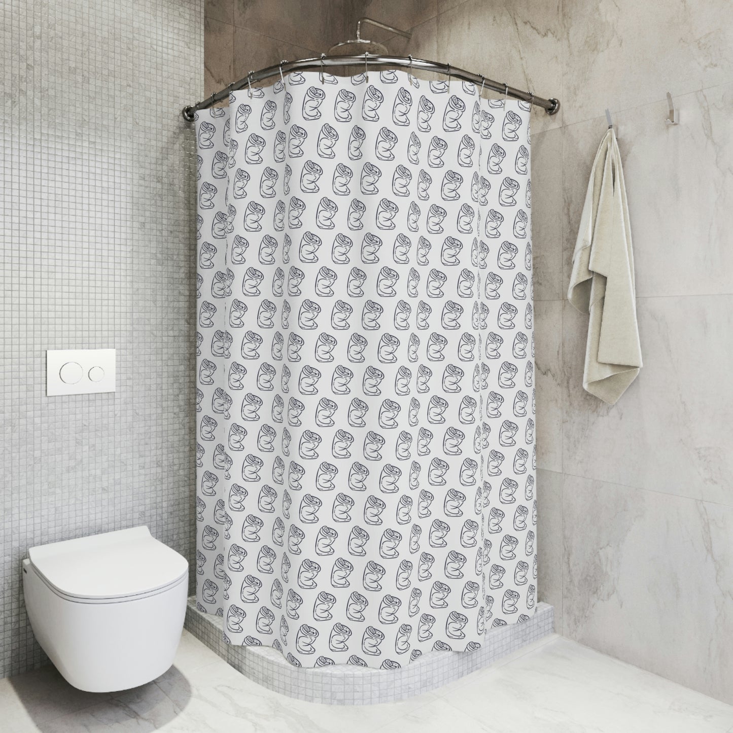 Crushed Can - Polyester Shower Curtain
