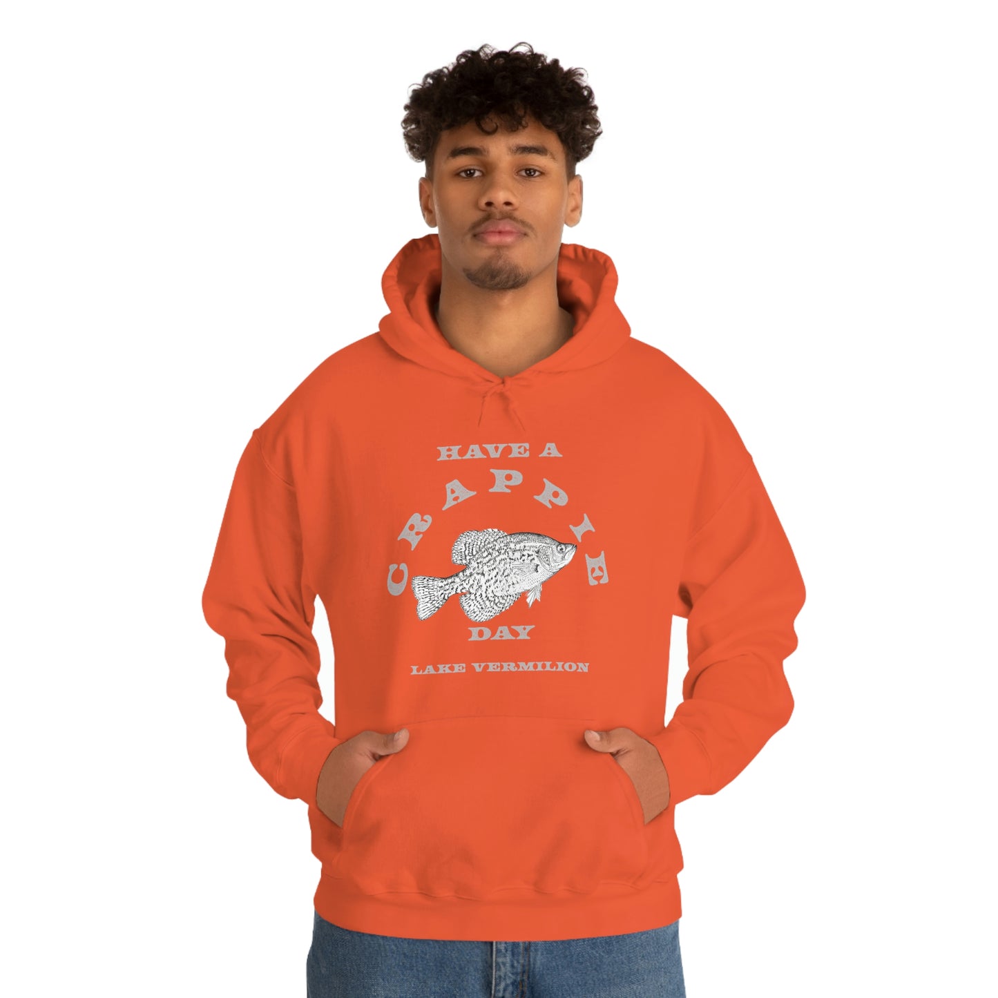 Crappie Day - Lake Vermilion - Fishing - Unisex Heavy Blend™ Hooded Sweatshirt