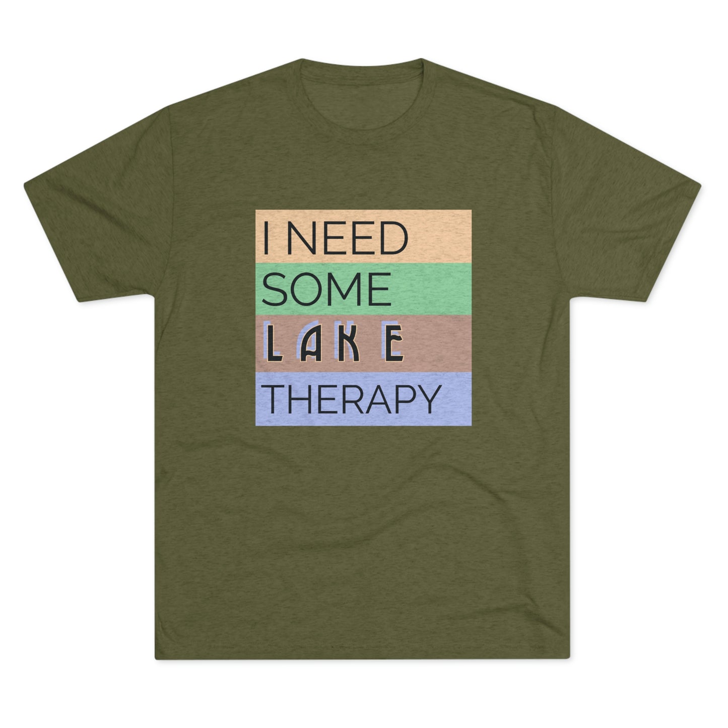 Lake Therapy -  Unisex Tri-Blend Crew Tee