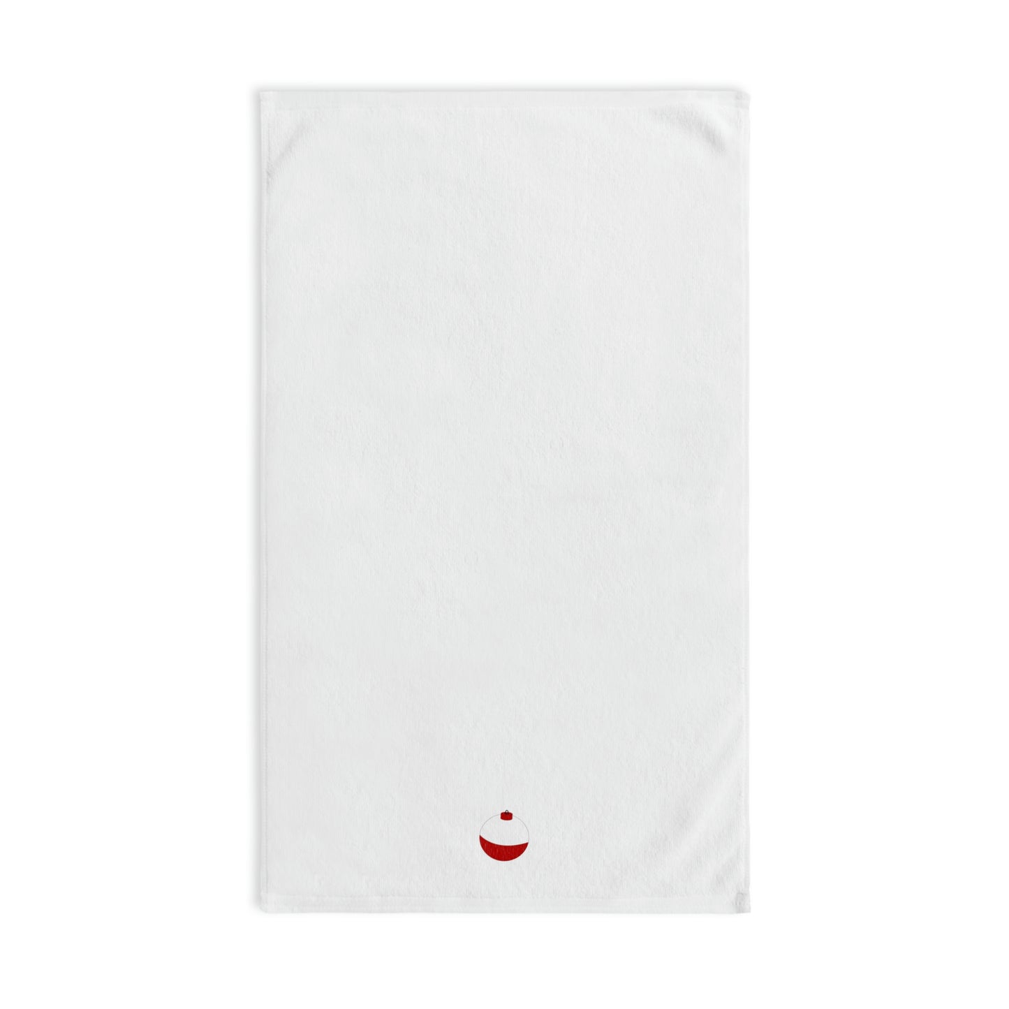 Traditional Red & White Bobber - Patttern #3 - Hand Towel