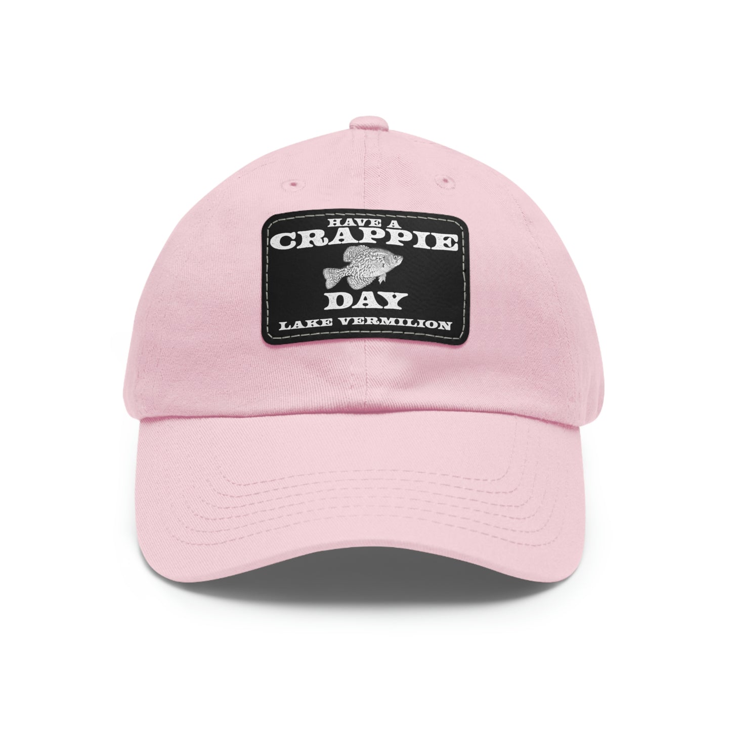 Crappie Day - Lake Vermilion - Hat - Leather Patch