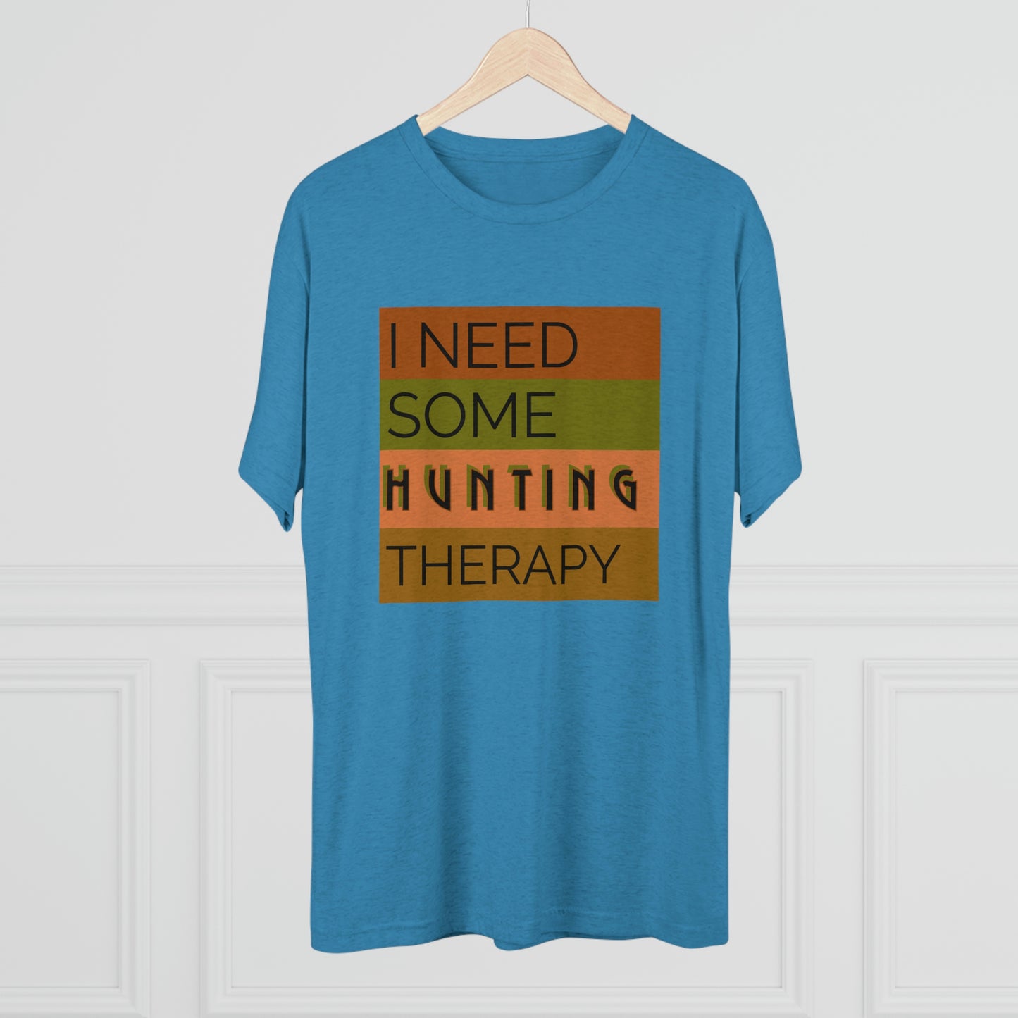 Hunting Therapy -  Unisex Tri-Blend Crew Tee