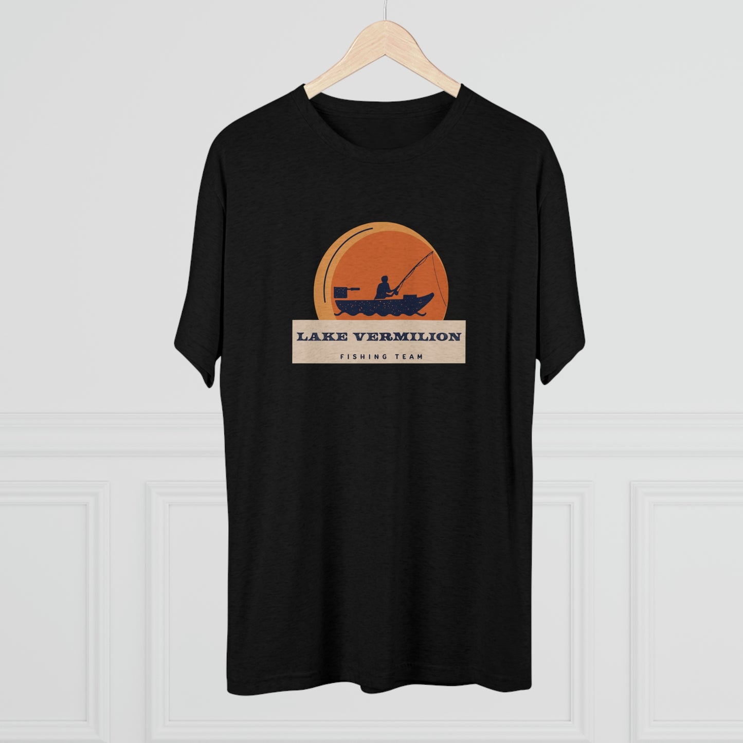 Fishin Team - Lake Vermilion - Unisex Tri-Blend Crew Tee