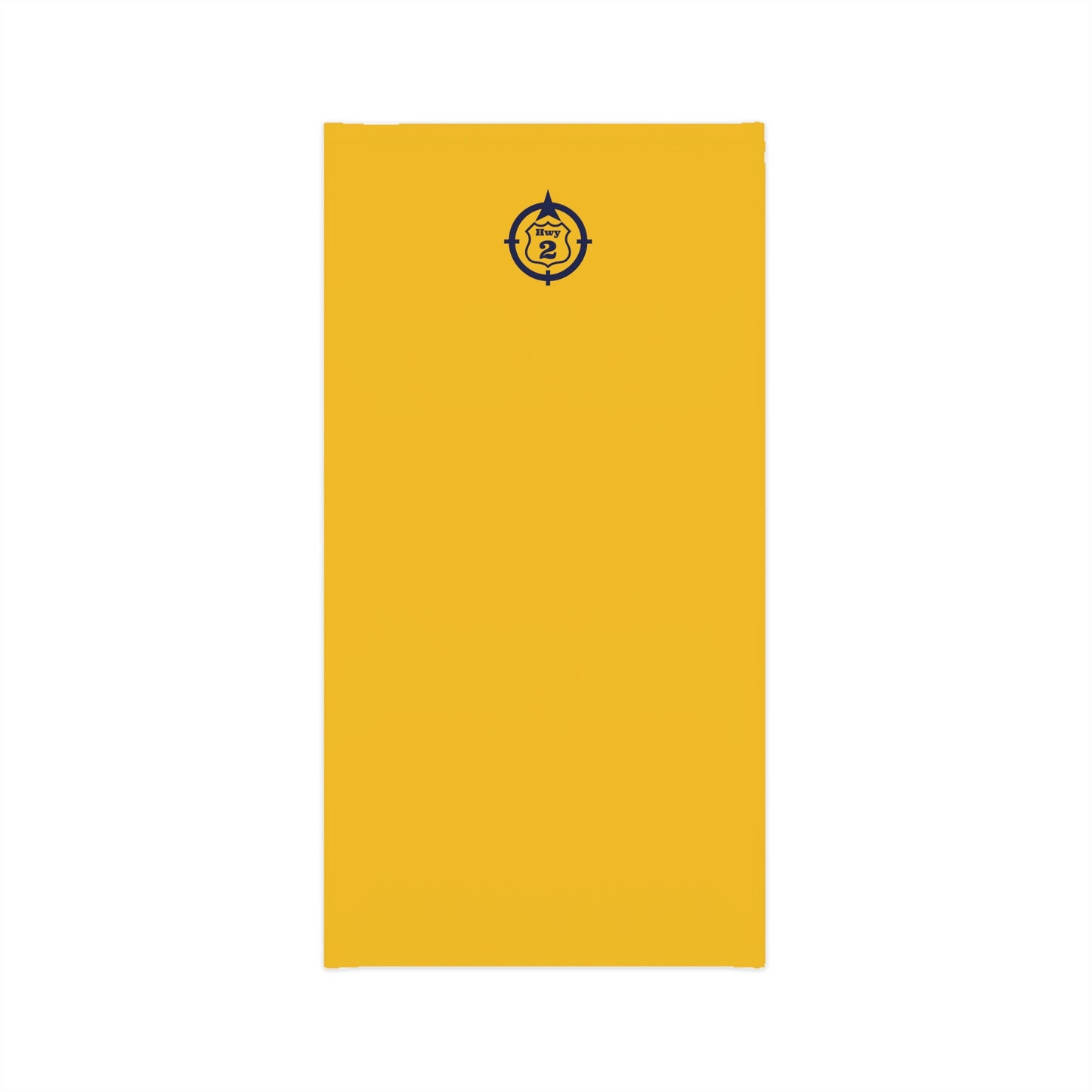 Summer Weather  - North of Hwy 2- Fishing / Boating Lightweight Neck Gaiter - Yellow