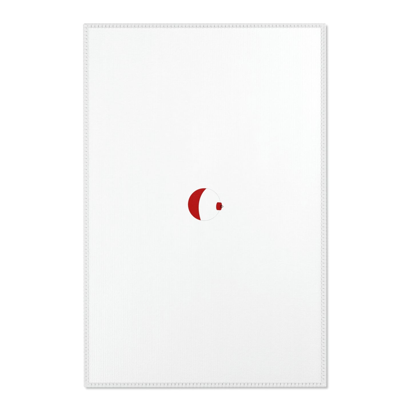 Traditional Red & White Bobber - Area Rugs