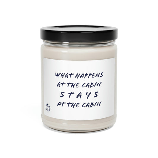 What Happens At The Cabin - Scented Soy Candle, 9oz