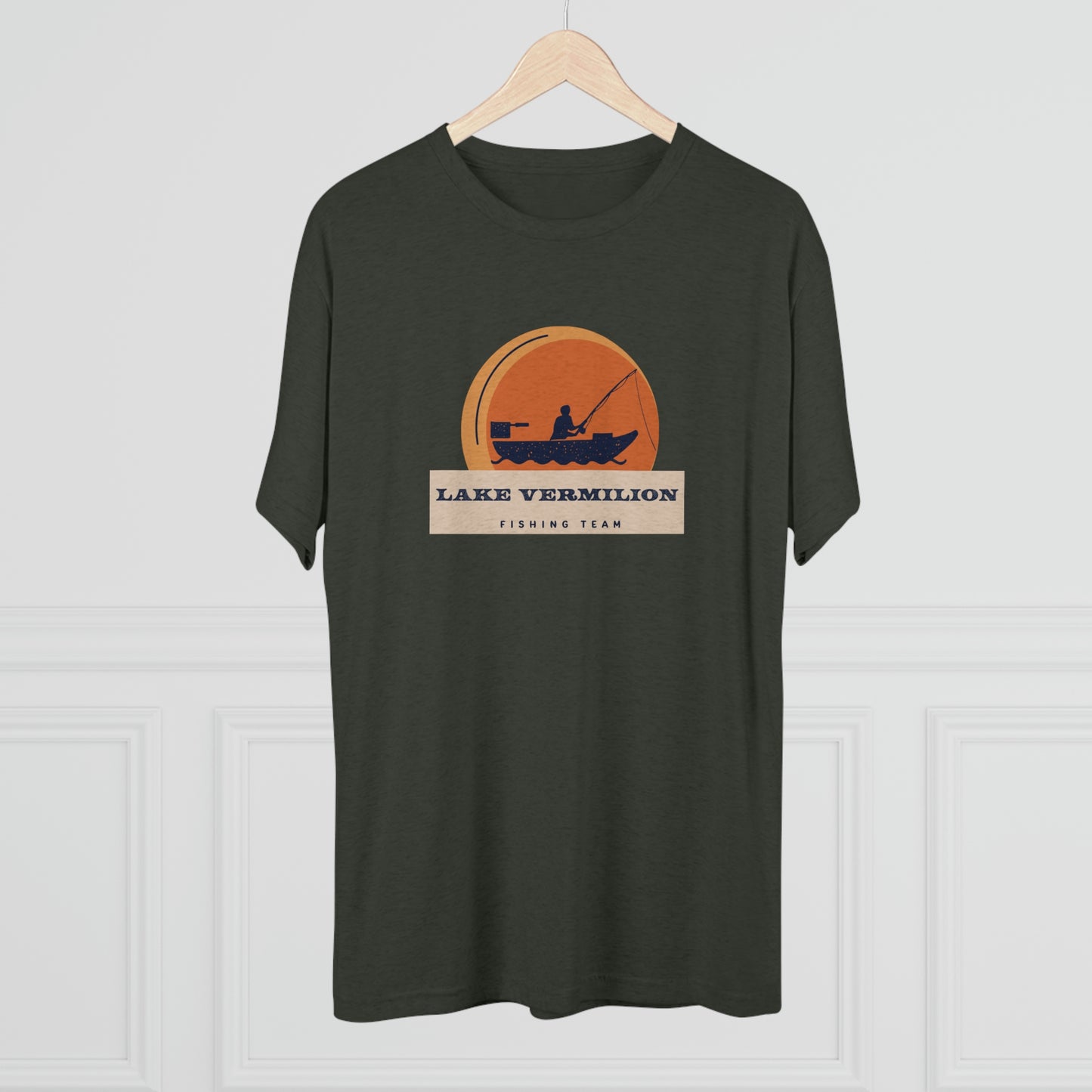 Fishin Team - Lake Vermilion - Unisex Tri-Blend Crew Tee