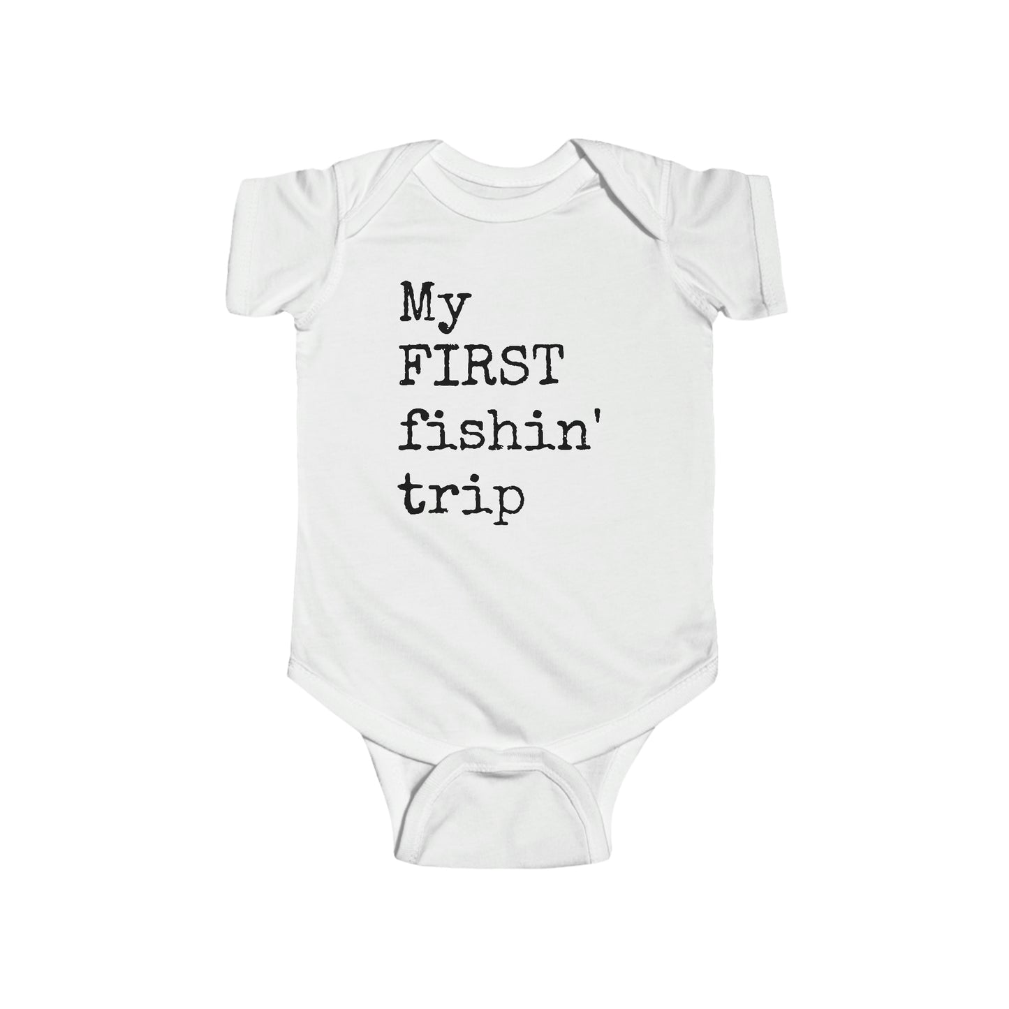 My First Fishin' Trip - Fishing - Infant Fine Jersey Bodysuit