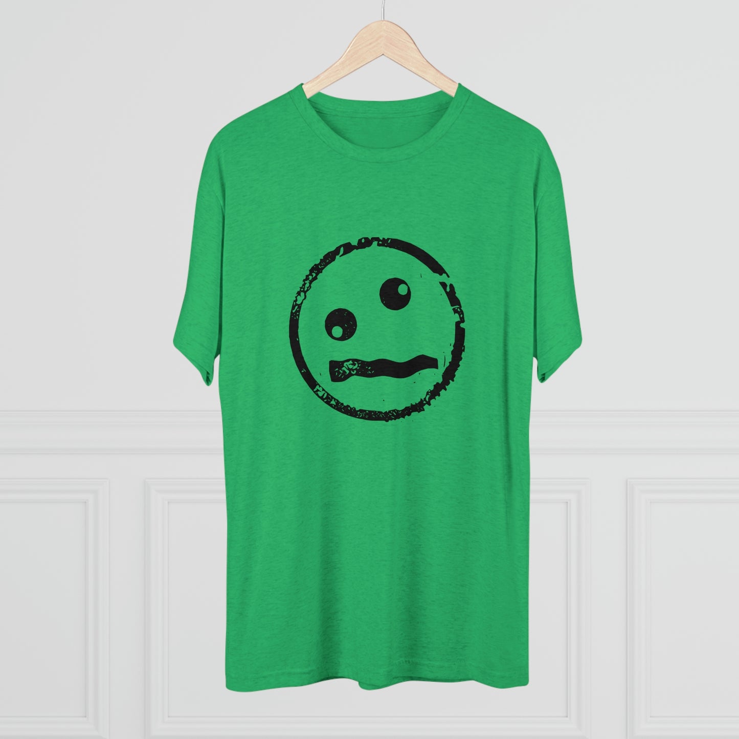 Needs Therapy -  Crazy Face - Unisex Tri-Blend Crew Tee
