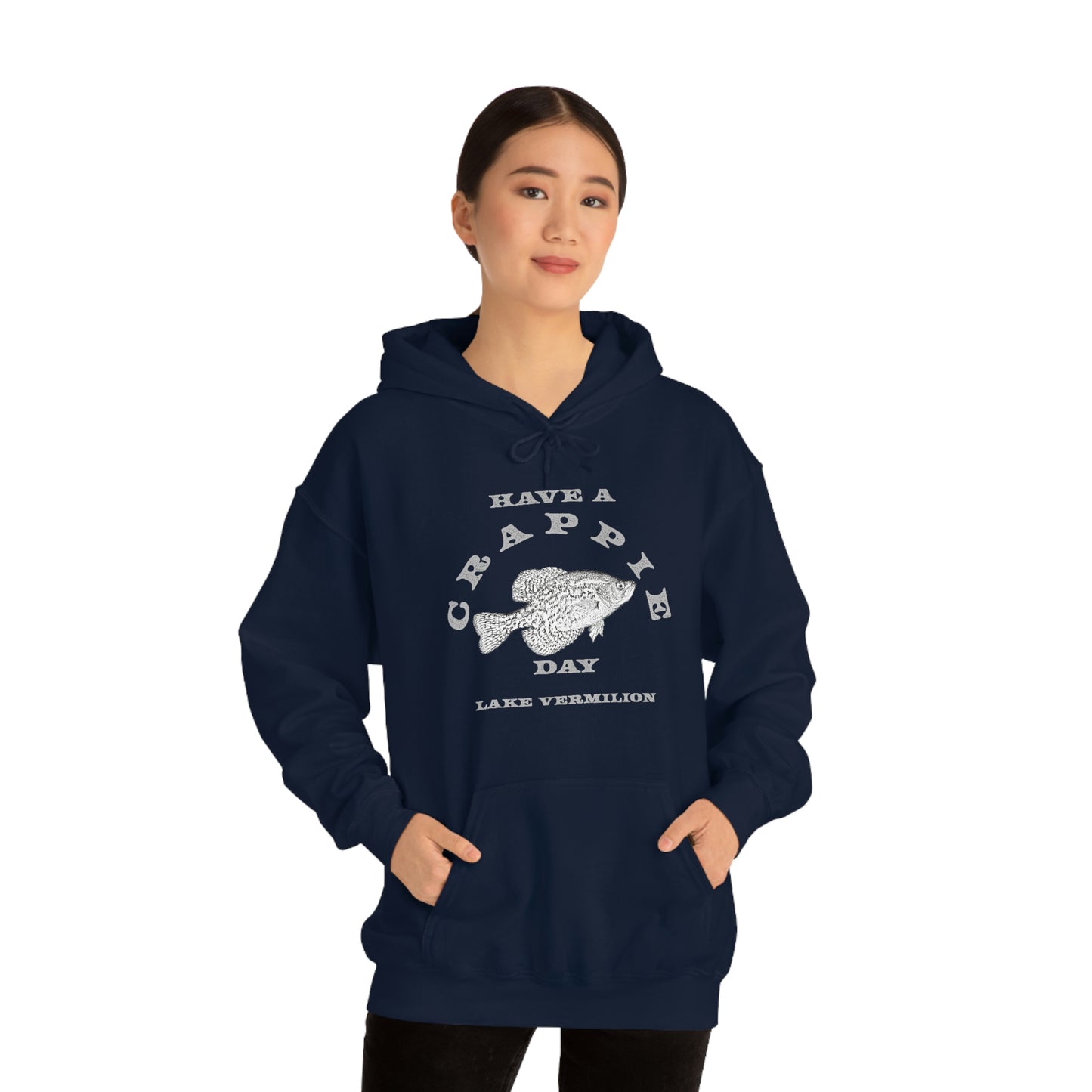 Crappie Day - Lake Vermilion - Fishing - Unisex Heavy Blend™ Hooded Sweatshirt