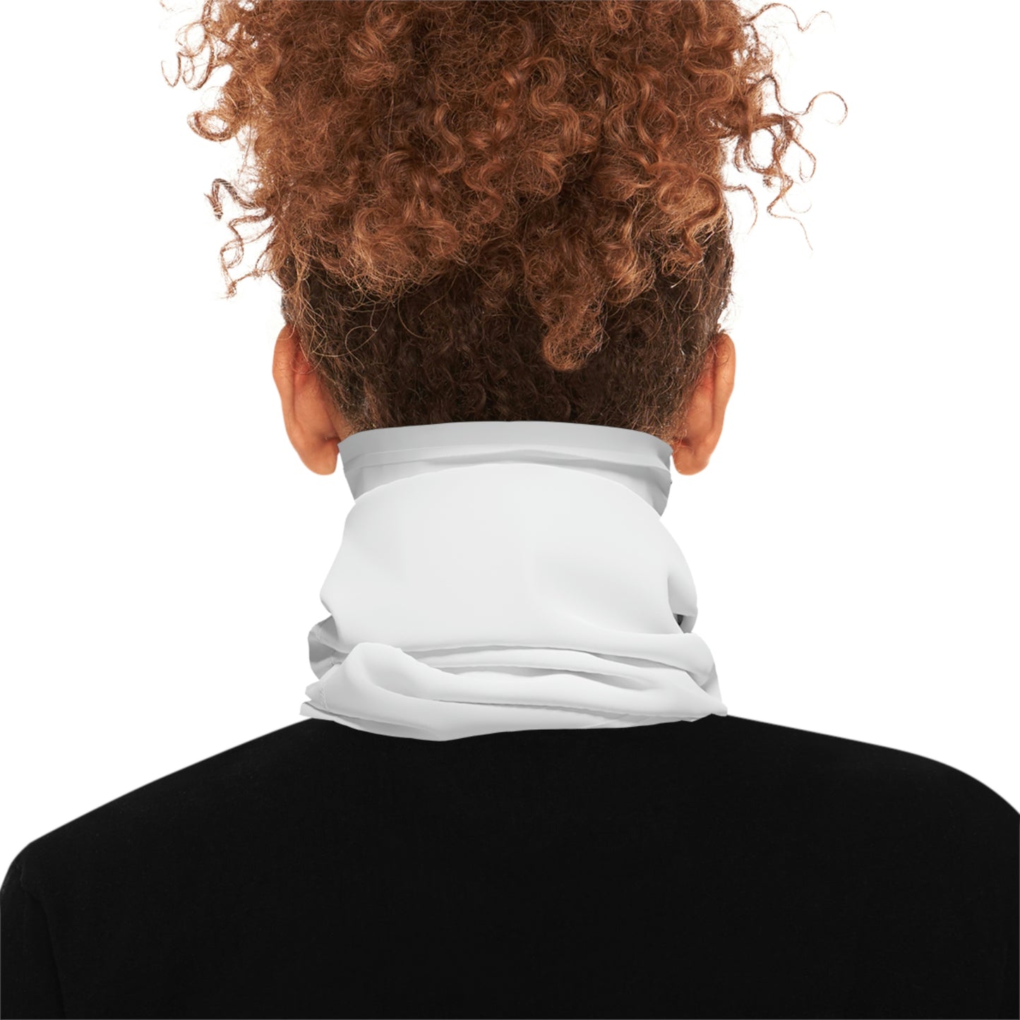 Summer Weather  - North of Hwy 2- Fishing / Boating Lightweight Neck Gaiter - White