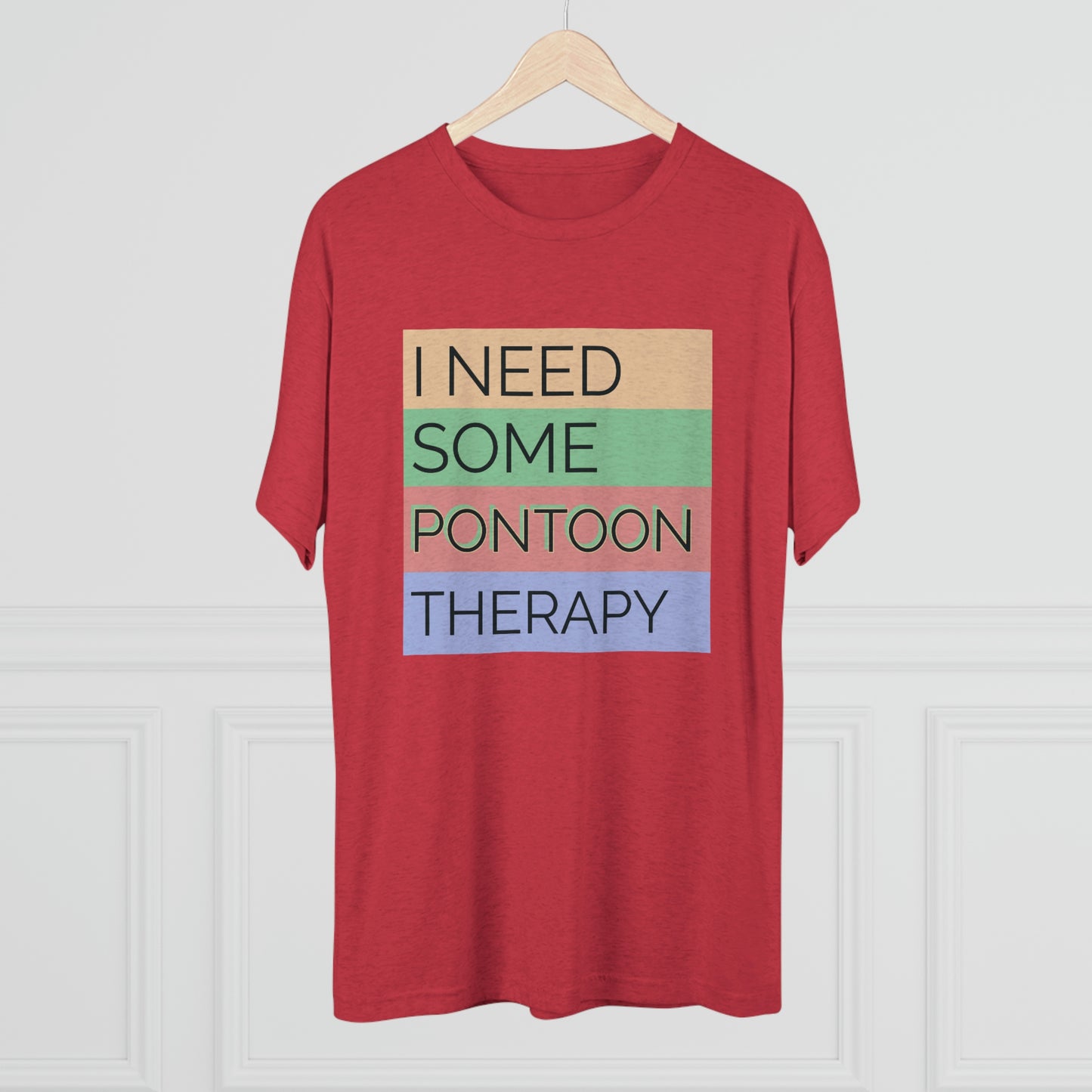 Pontoon Therapy -  Unisex Tri-Blend Crew Tee