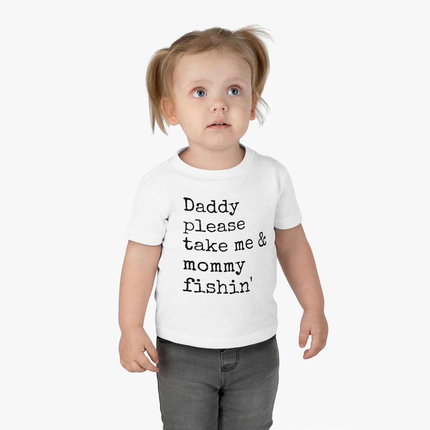Take Me & Mommy Fishin' -  Fishing - Infant Cotton Jersey Tee