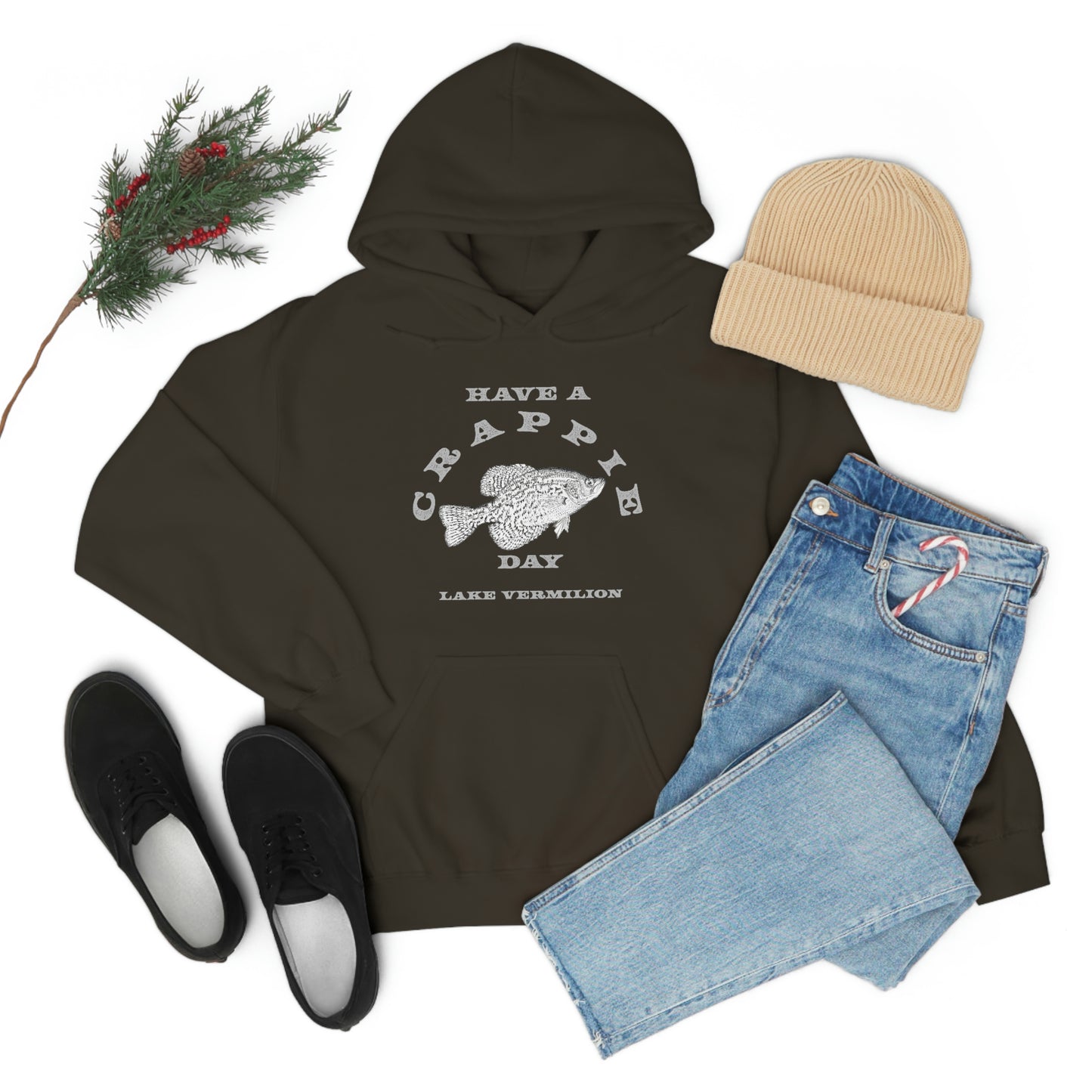 Crappie Day - Lake Vermilion - Fishing - Unisex Heavy Blend™ Hooded Sweatshirt