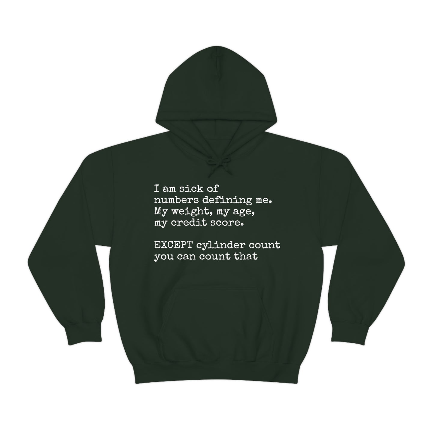 Horsepower Counts -  Unisex Heavy Blend™ Hooded Sweatshirt
